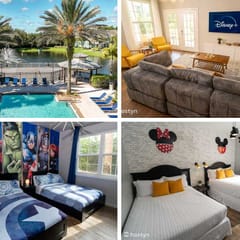 Magical Themed 3BR Townhouse, Near the Parks